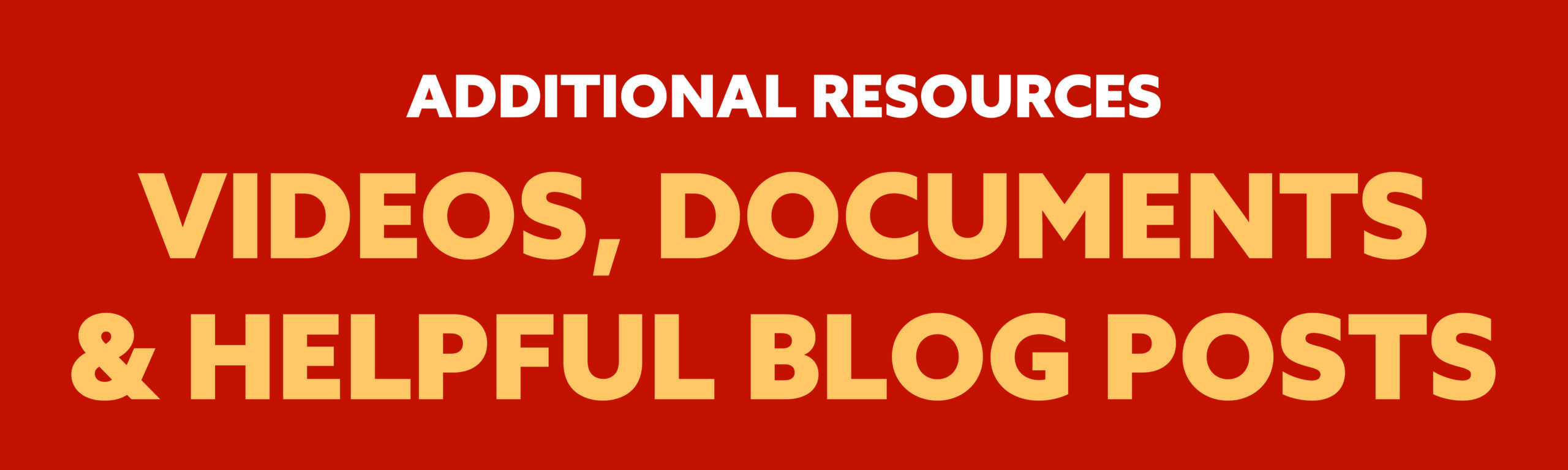 Class of 2030 Resources and Presentations